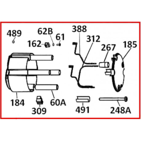 Boîtier de câblage pour FEKA VX 550 MA