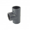 Té PVC mixte Ø25 avec dérivation taraudé 3/4" 