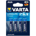 Piles rondes 1.5V AAA LR3 LONGLIFE POWER (x4) - VARTA