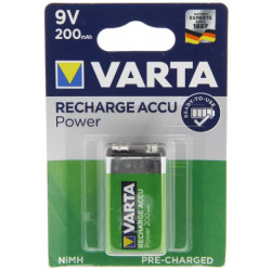 Pile rechargeable (accumulateur) 9V NiMH - VARTA