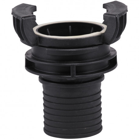 raccord symétrique polypropylène à douille annelée à verrou DN50
