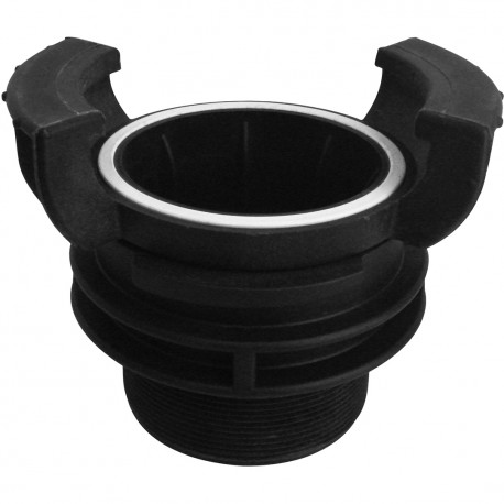 Raccord symétrique polypropylène mâle à verrou DN50