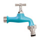 Robinet de puisage bleu 1/2" M - 3/4" M