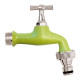 Robinet de puisage vert 1/2" M - 3/4" M