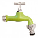 Robinet de puisage vert 1/2" M - 3/4" M
