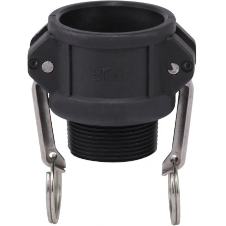 Raccords rapides polypropylène coupleur mâle B 2"