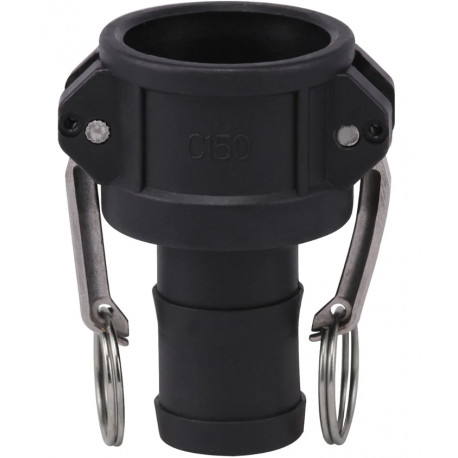 Raccords rapides polypropylène coupleur cannelé C 1"