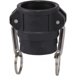 Raccords rapides polypropylène coupleur femelle D 1/2"