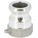 Raccords rapides aluminium adaptateur femelle A 3/4"