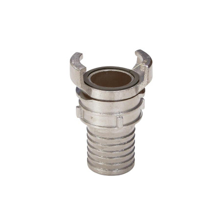 Raccord symétrique (Guillemin) à douille annelée à verrou inox Ø80