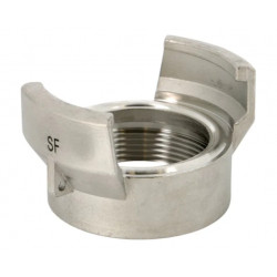 Raccord symétrique femelle sans verrou inox DN15 x 1/2'
