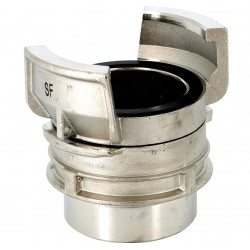 Raccord symétrique à souder à verrou inox DN40