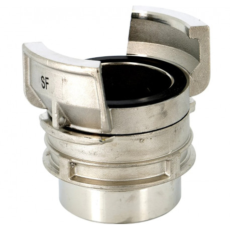 Raccord symétrique à souder à verrou inox DN80