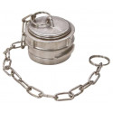 Bouchon symétrique à verrou inox DN20