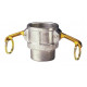 Raccords rapides aluminium coupleur mâle à cames B 3/4"