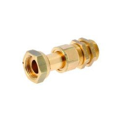 Raccord coulissant pour rail support compteur DN15