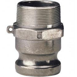 Raccords rapides aluminium adaptateur male F 1"