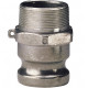Raccords rapides aluminium adaptateur male F 2"
