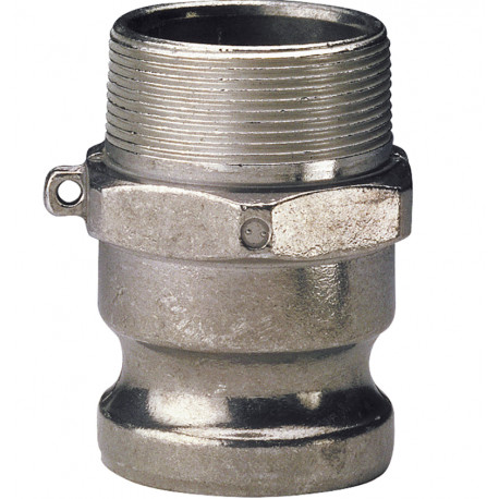Raccords rapides aluminium adaptateur male F 3"