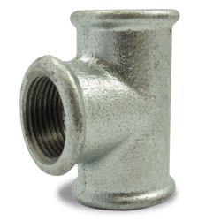 Té réduit à 90° galvanisé - Femelle - femelle - femelle - Raccord galvanisé - RS-Pompes.
