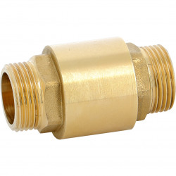 Clapet de non-retour double guidage laiton 3/8"