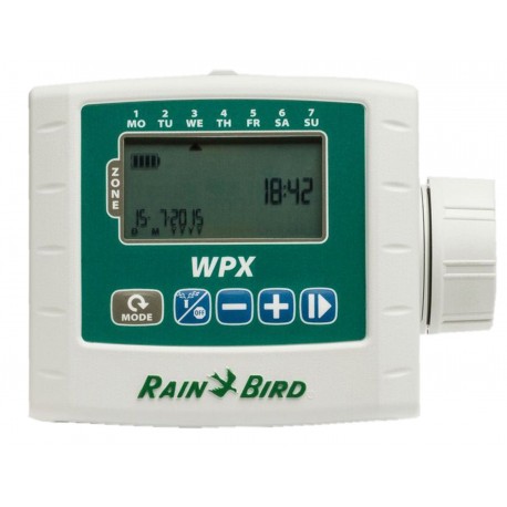 programmateur à pile 9 V WPX 2 stations - Rain Bird - programmateur d'arrosage - RS-pompes.