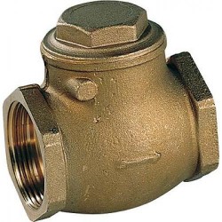 Clapet Anti-Retour Laiton 3/4" Femelle X 1/2" Mâle - Pour Pompe, Fontaine, Machine à Laver - Étanche, Antirouille
