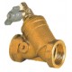Filtre à tamis en bronze 1"1/4 avec vanne - Filtre à sable avec tamis inox - RS-Pompes.