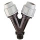 Raccord Y fileté 25x3/4" mm - PLASSON