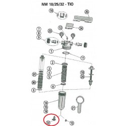 Vanne inférieure de purge pour NW18/25/32 et TIO - CINTROPUR 