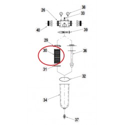 Support PVC du tamis pour NW50/62/75