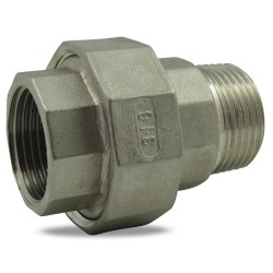 Union conique inox 316 égal 3/8" mâle-femelle - 8341