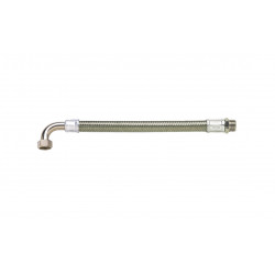 Flexible inox MF 1" 500 mm Coudé certifié ACS - flexible hydraulique - RS-Pompes.