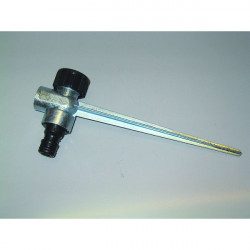 Piquet de support en aluminium 3/4" - 1/2" F