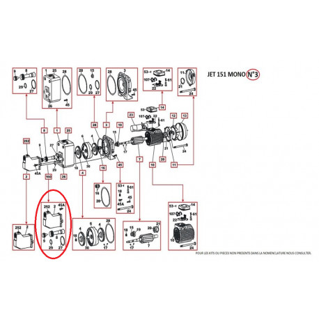 KIT EJECTEUR - Jet 151