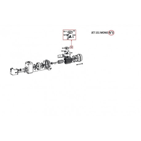 KIT COUVERCLE BOITE A BORNES - Jet 151 MONO