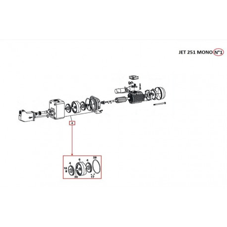 Kit turbine et diffuseur - Jet 251