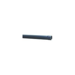Tube PVC pression gris, 25mm diamètre, longueur 0.50m