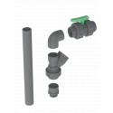 Kit de sortie verticale pour pompe de relevage - 2" 63MM - 2m