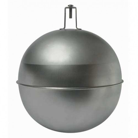 Boule inox Ø130 pour robinet à flotteur