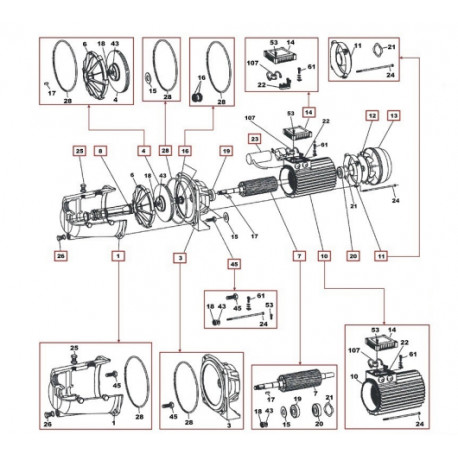 Kit turbine et diffuseur - Jet 300 N°4