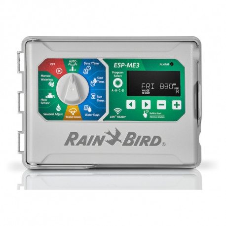 Programmateur d'arrosage RAIN BIRD - ESP-ME 4 stations modulable à 22 stations - RS-pompes.