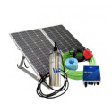 Kit système solaire pompe 4" à diaphragme + panneaux + coffrets