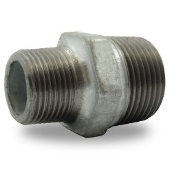 Réduction femelle mâle 2"1/2 x 1" - Raccords galvanisées - RS-Pompes.