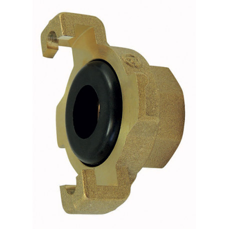 Raccord express laiton femelle - 1/2" avec joint NBR monté