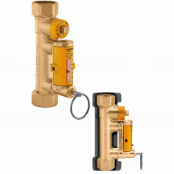 Vanne d'équilibrage manuel solaire 3/4'' FF 2-7 l/min à lecture directe