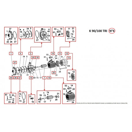 Kit Garniture Mécanique K 90-100