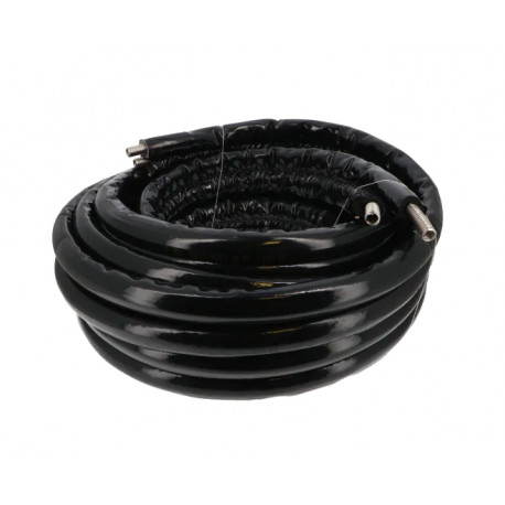 Conduit en inox bi-tube pour panneaux solaires résistant aux UV et rongeurs -10m