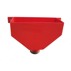 Entonnoir 2 1/2'' en tôle acier laqué