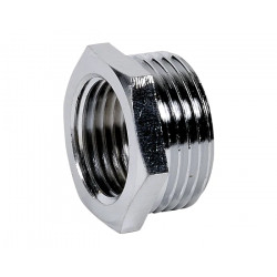 Mamelon égal laiton chromé à visser 3/8'' MF